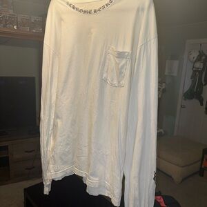 Chrome Hearts White Collar Graphic Tee